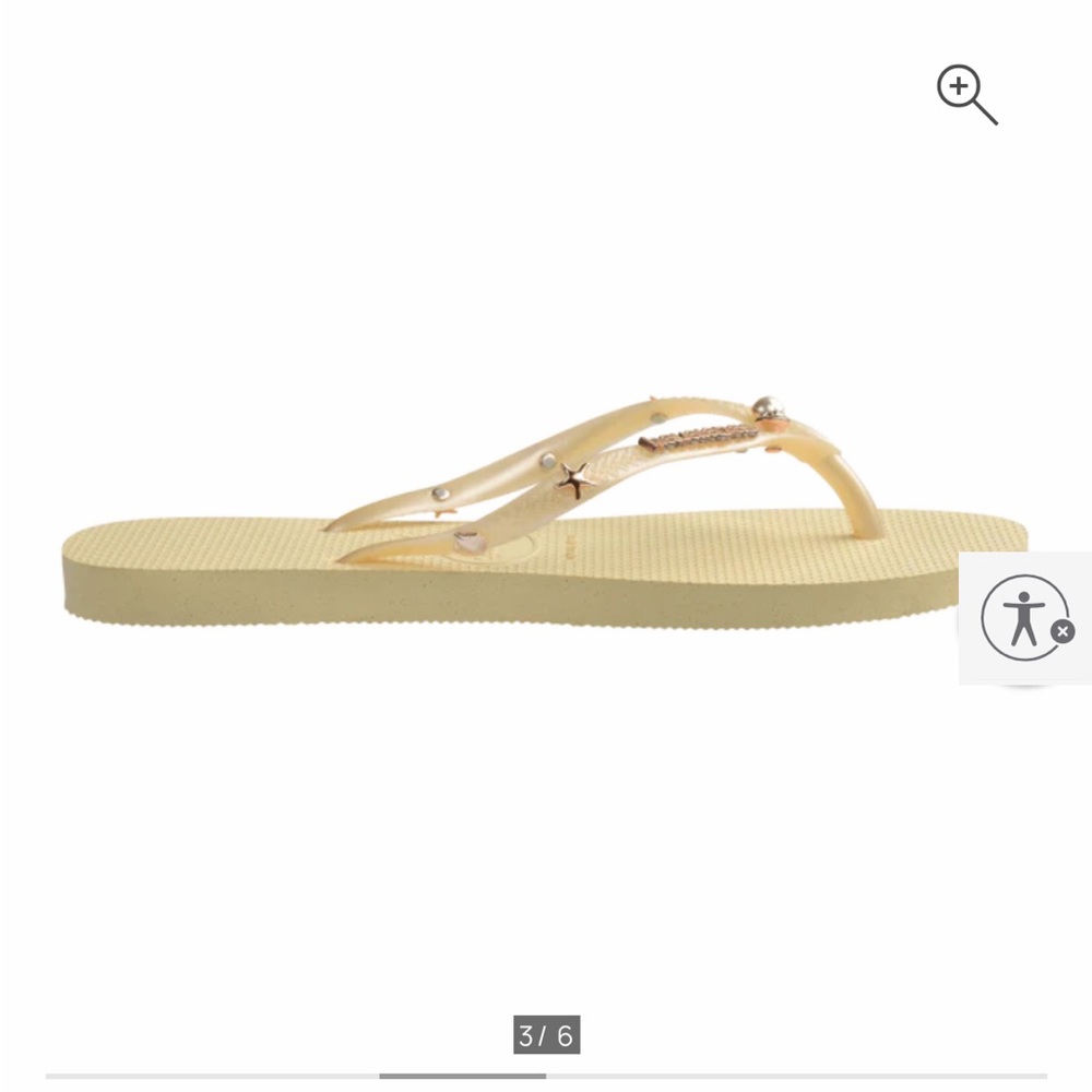 havaianas Women's Luxury Aqua Slim Flip Flops - Picture 3 of 6